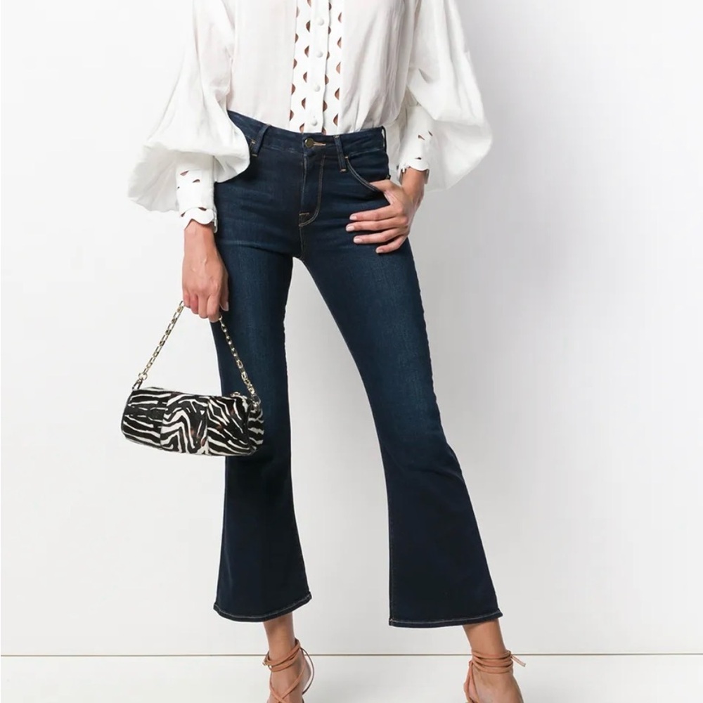 Frame Denim Le Crop Mini Boot Jeans